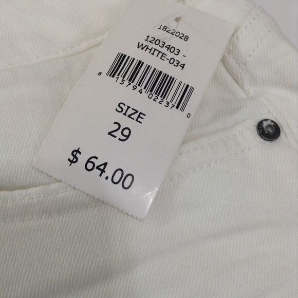 Warp+Weft Sydney Roll Cuff Denim Shorts Size 29 - Picture 5 of 8